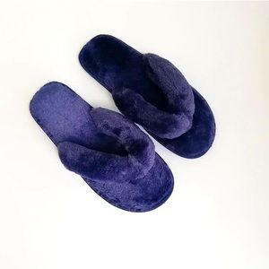 Fur Thong Slippers